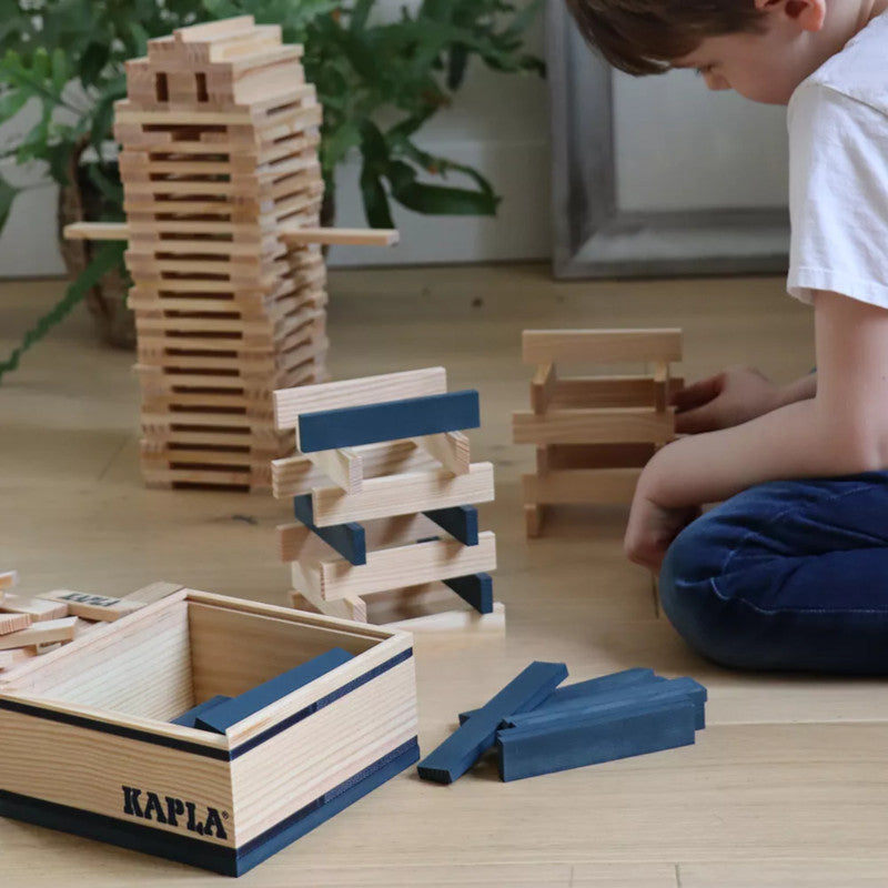 KAPLA 40er Box dunkelblau