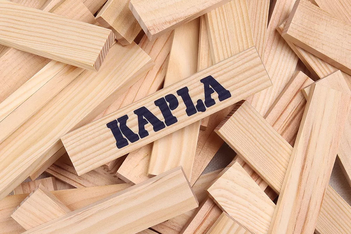 KAPLA 280er Kasten mit Kunstbuch rot