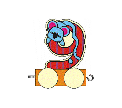 Hess Zahlenzug Ziffer 9