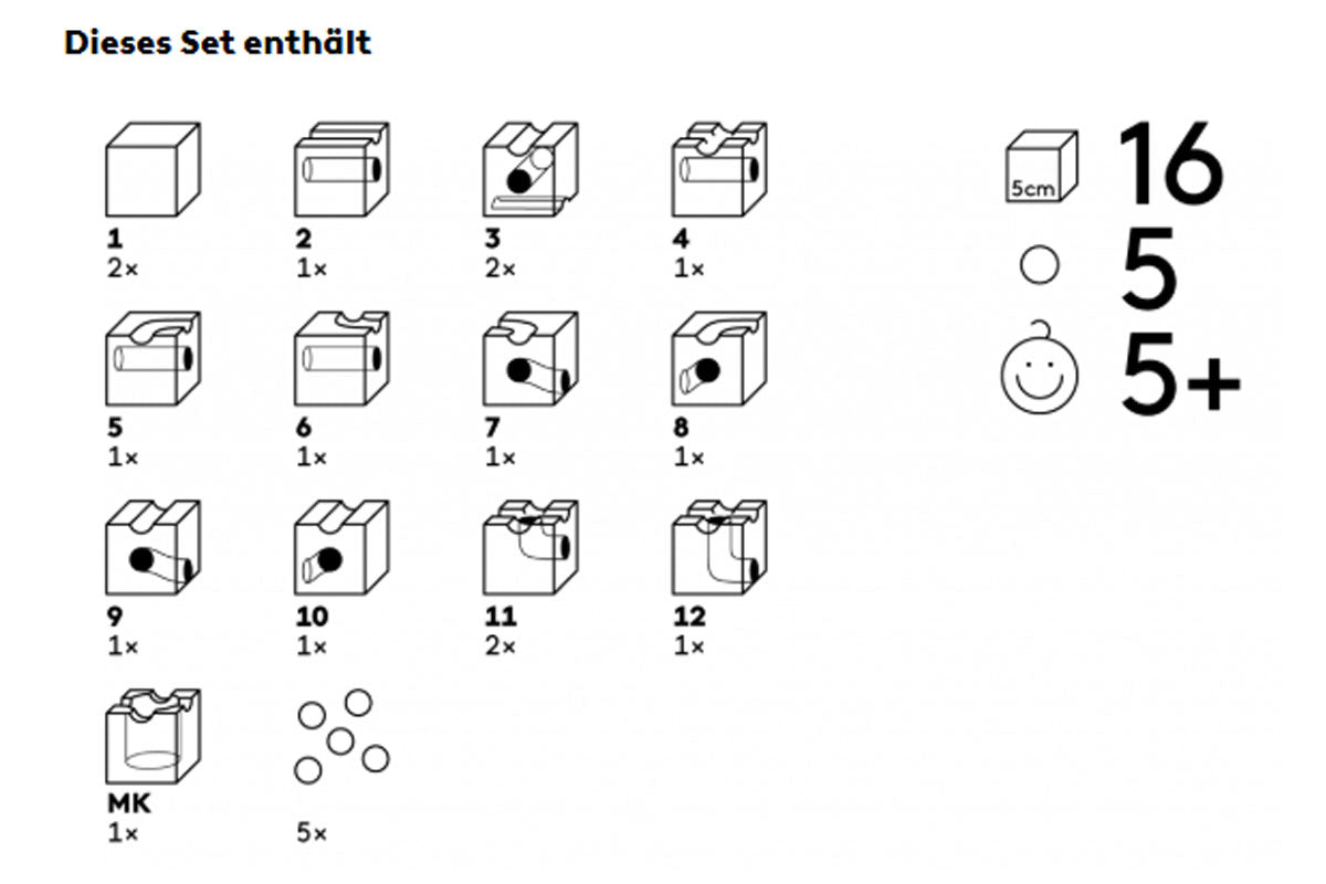 Cuboro Starter Set Standard 16