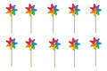 Bartl Windrad bunt Durchmesser 11 cm 10 Stück