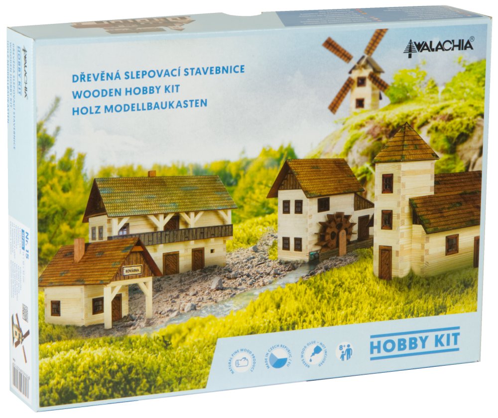 Walachia W11 "Bahnhof" Modellbaukasten 1:32 Holz