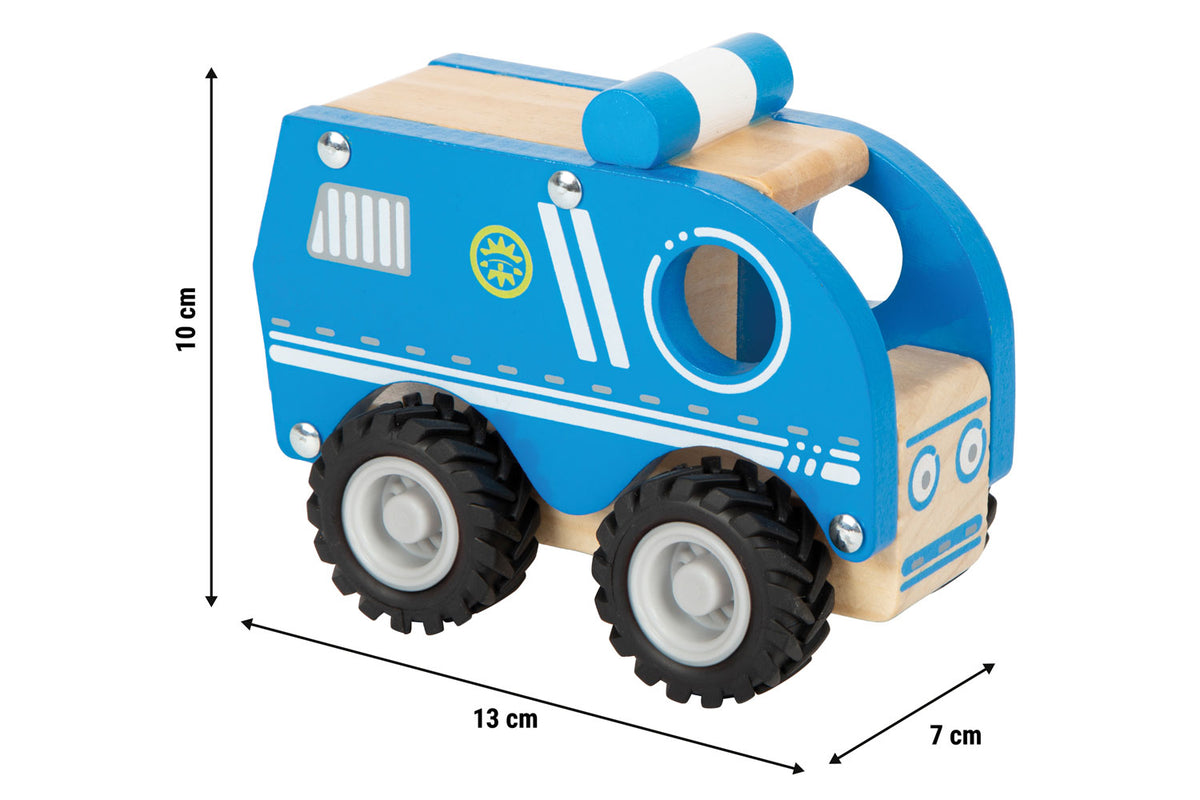 small foot Polizeifahrzeug blau