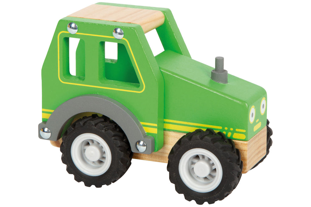 small foot Traktor grün