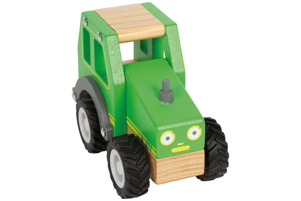 small foot Traktor grün