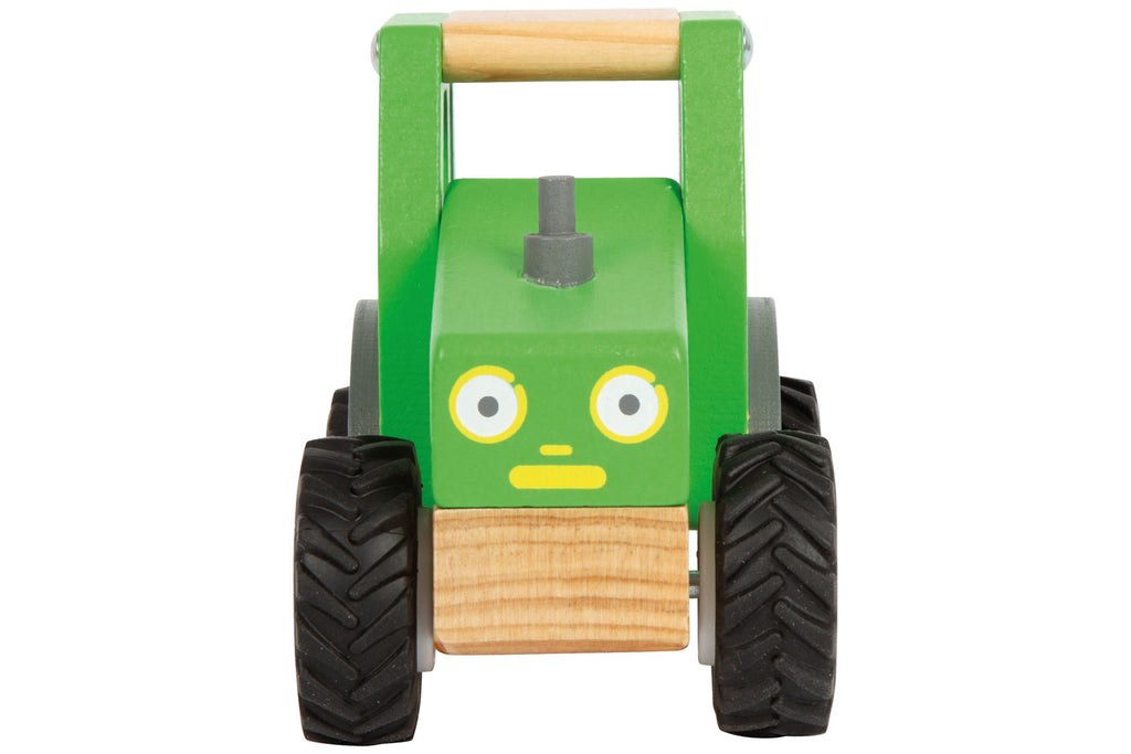 small foot Traktor grün