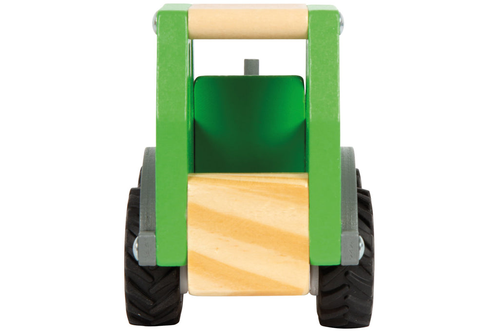 small foot Traktor grün