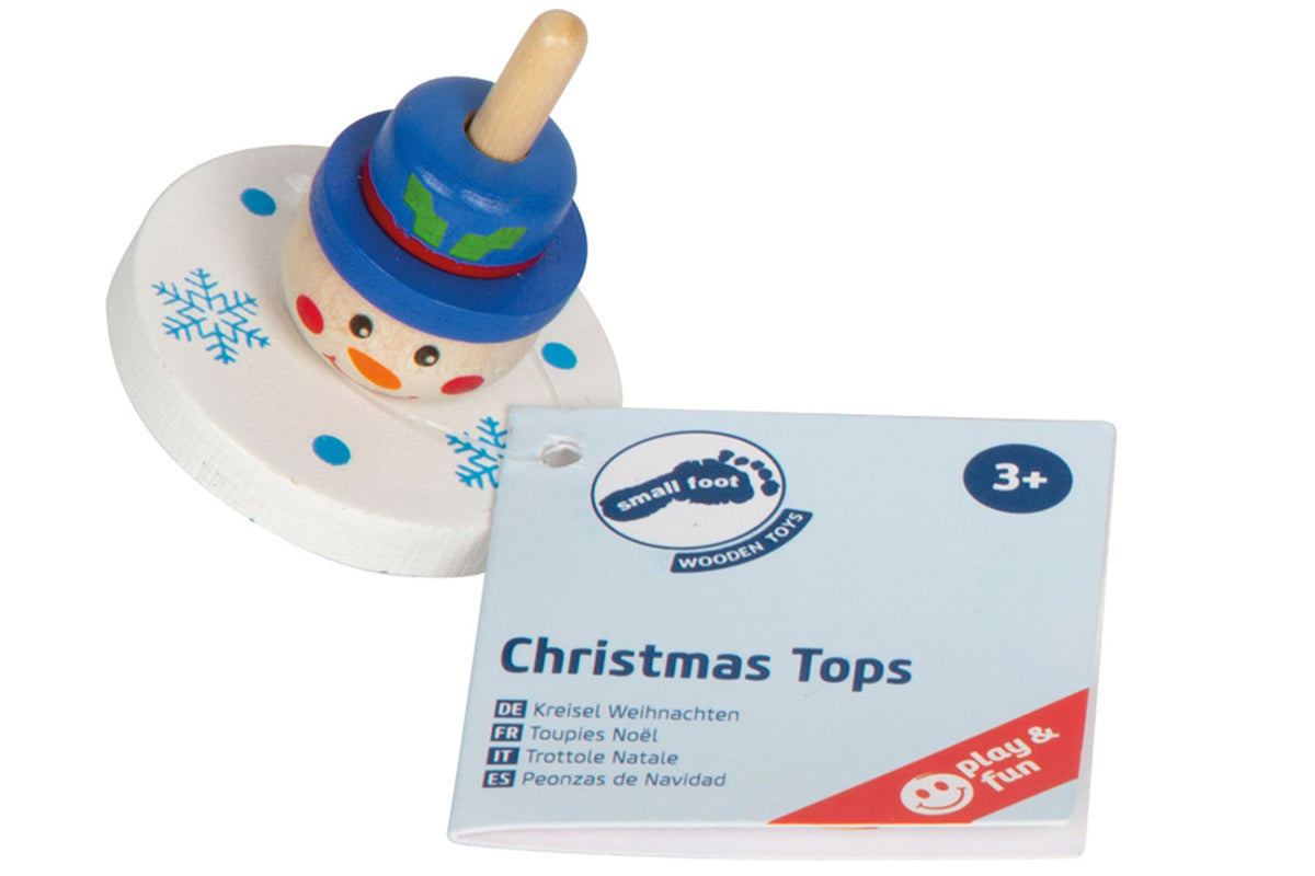small foot Kreisel Schneemann