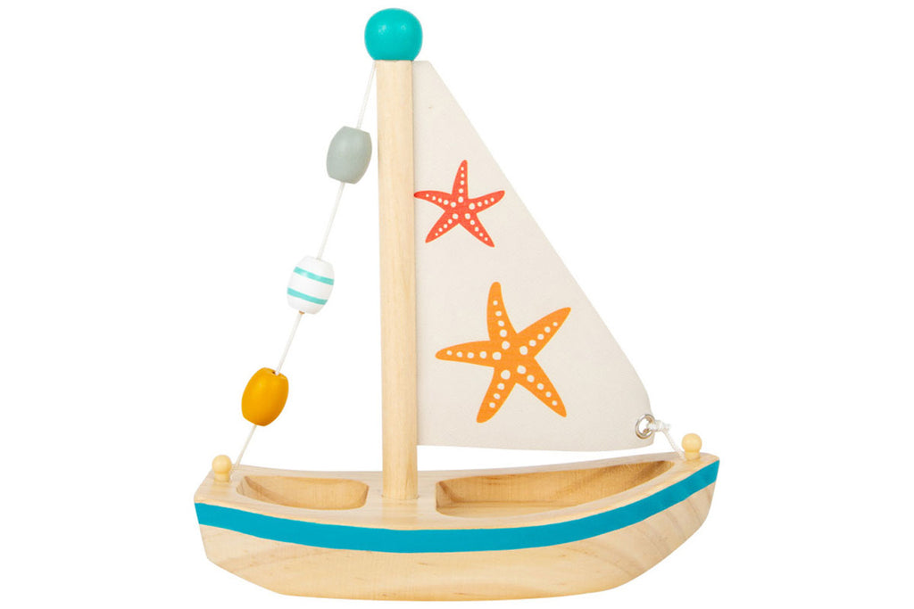 small foot Segelboot Seestern Wasserspielzeug