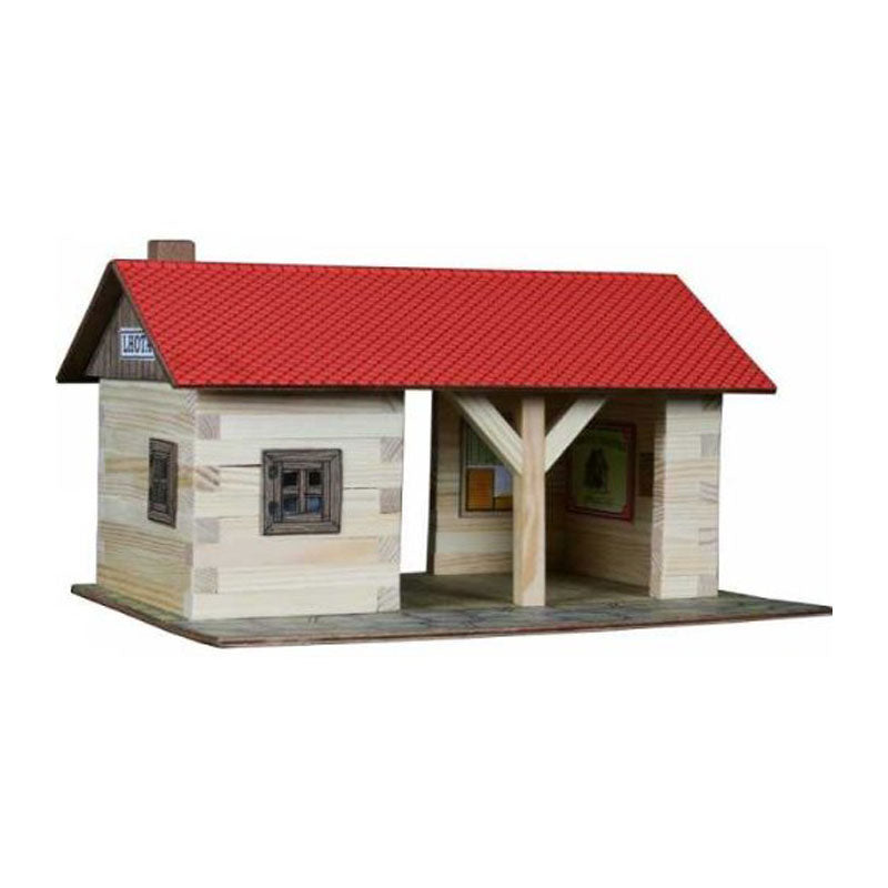 Walachia W11 "Bahnhof" Modellbaukasten 1:32 Holz