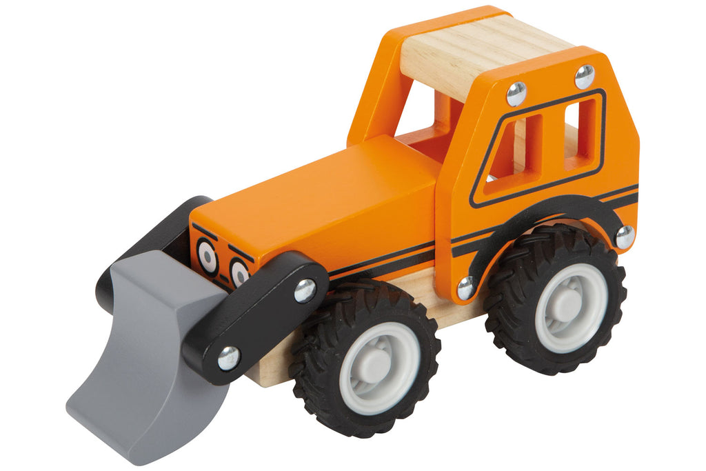 small foot Bagger orange