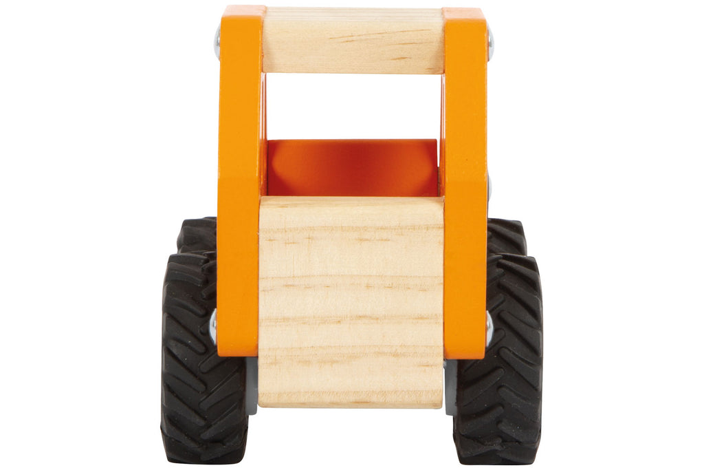 small foot Bagger orange