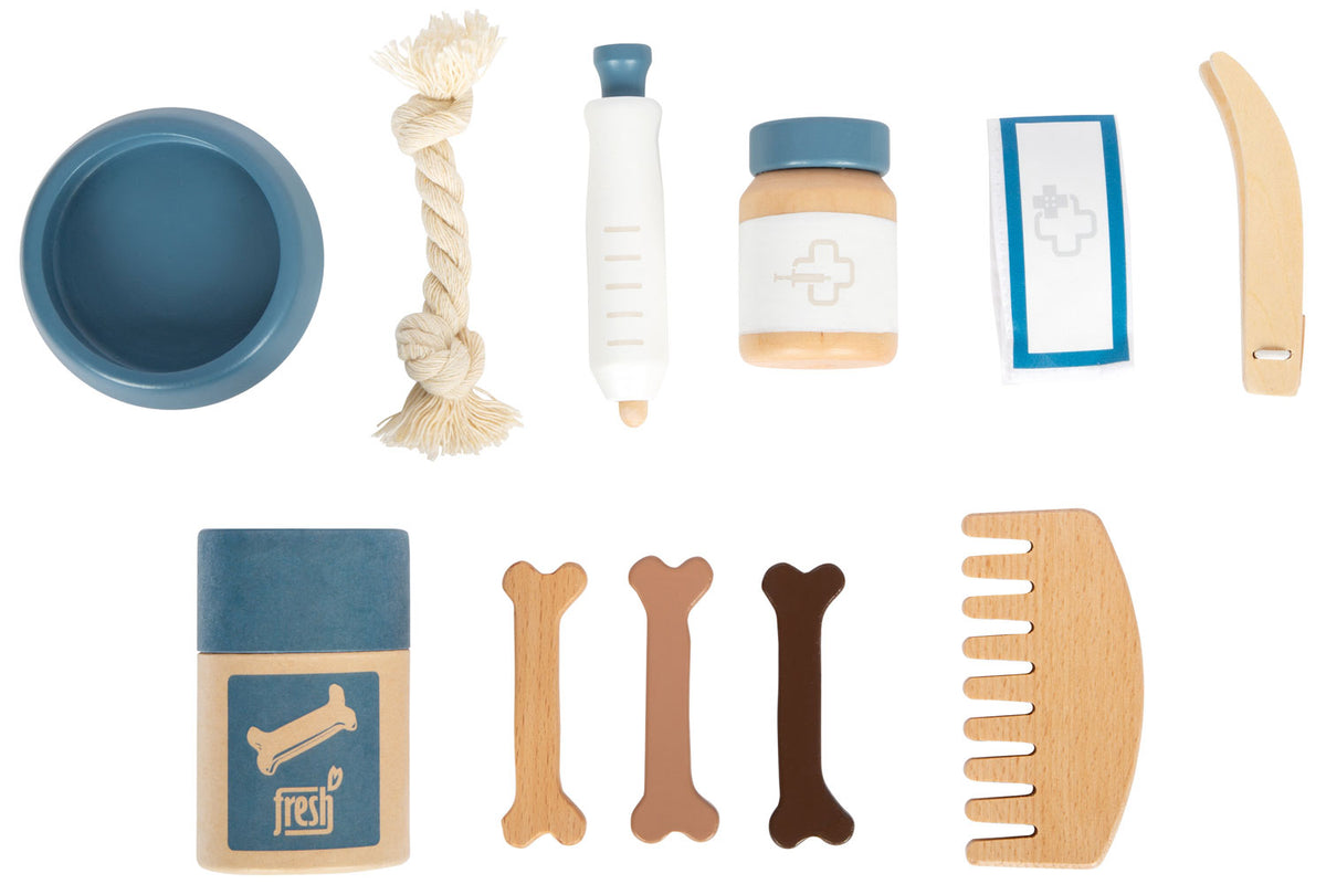 small foot Hund mit Tasche und Pflege-Set