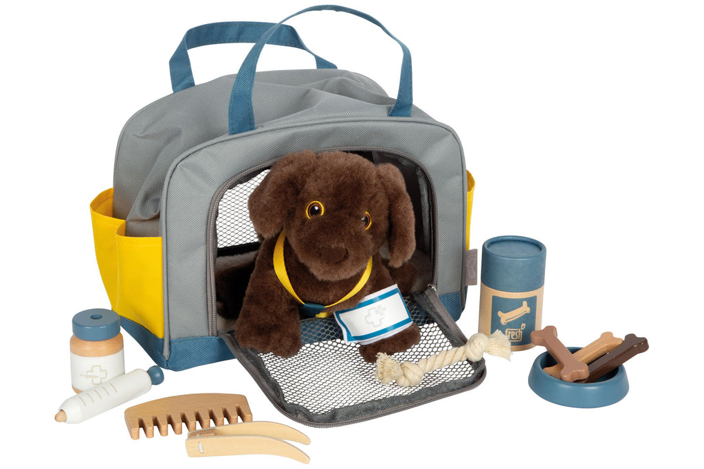 small foot Hund mit Tasche und Pflege-Set