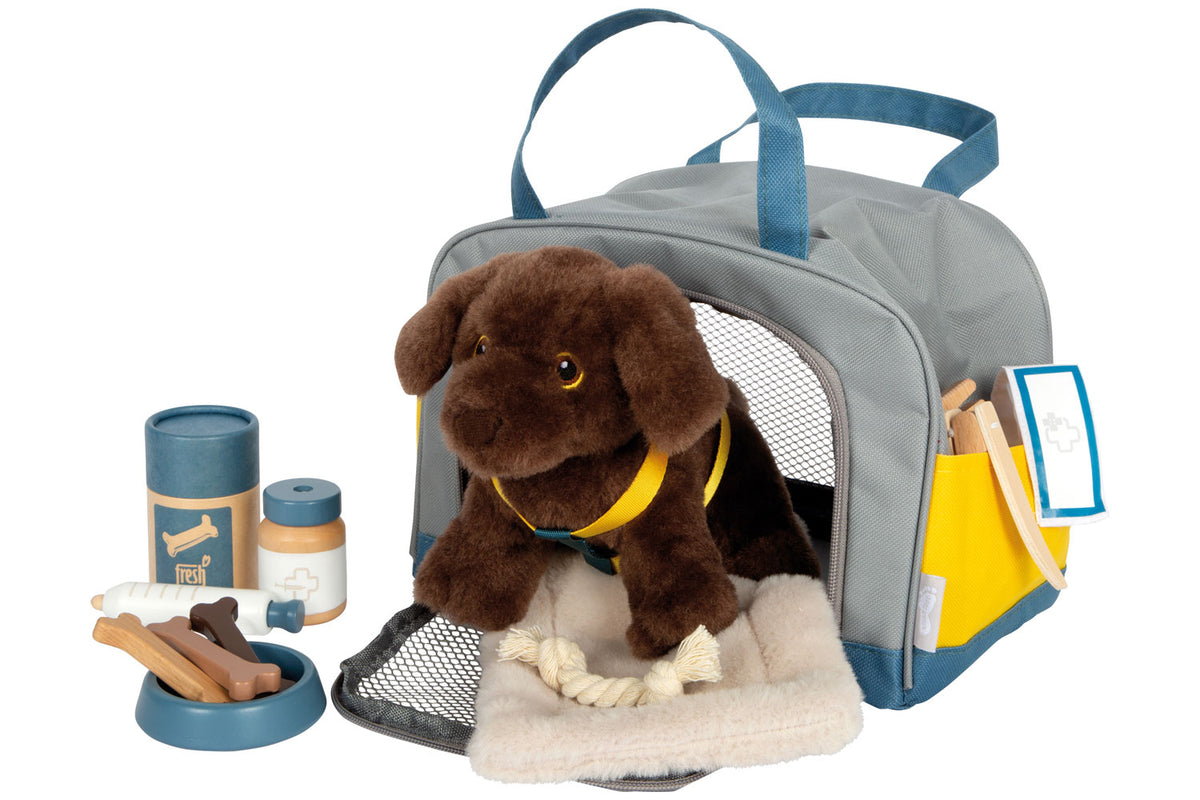 small foot Hund mit Tasche und Pflege-Set