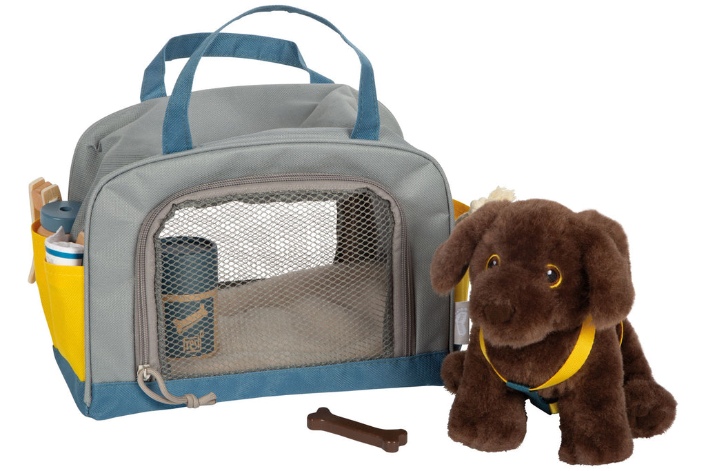 small foot Hund mit Tasche und Pflege-Set