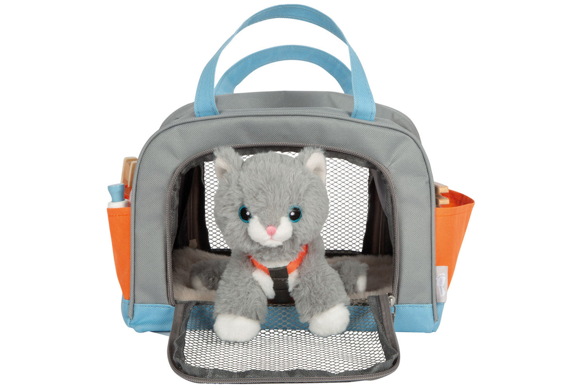 small foot Katze mit Tasche und Pflege-Set