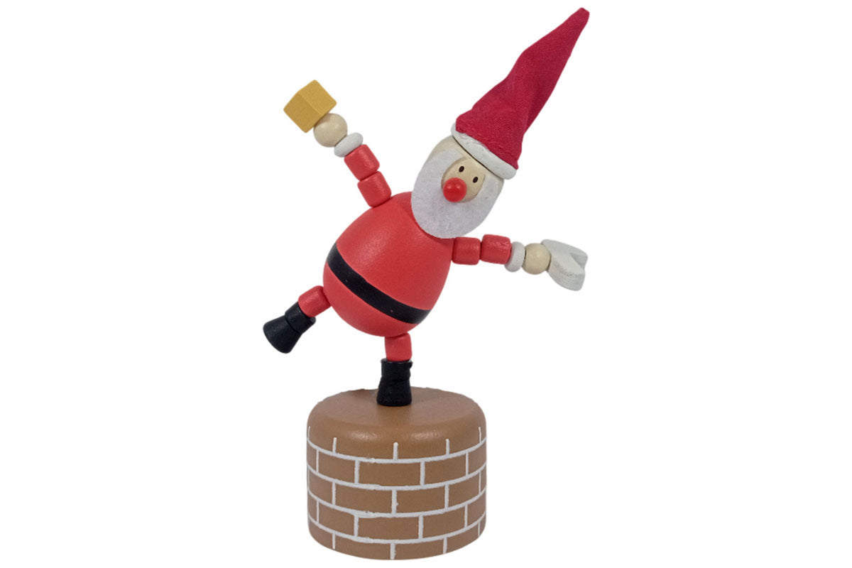 small foot Drücktier Weihnachtsmann