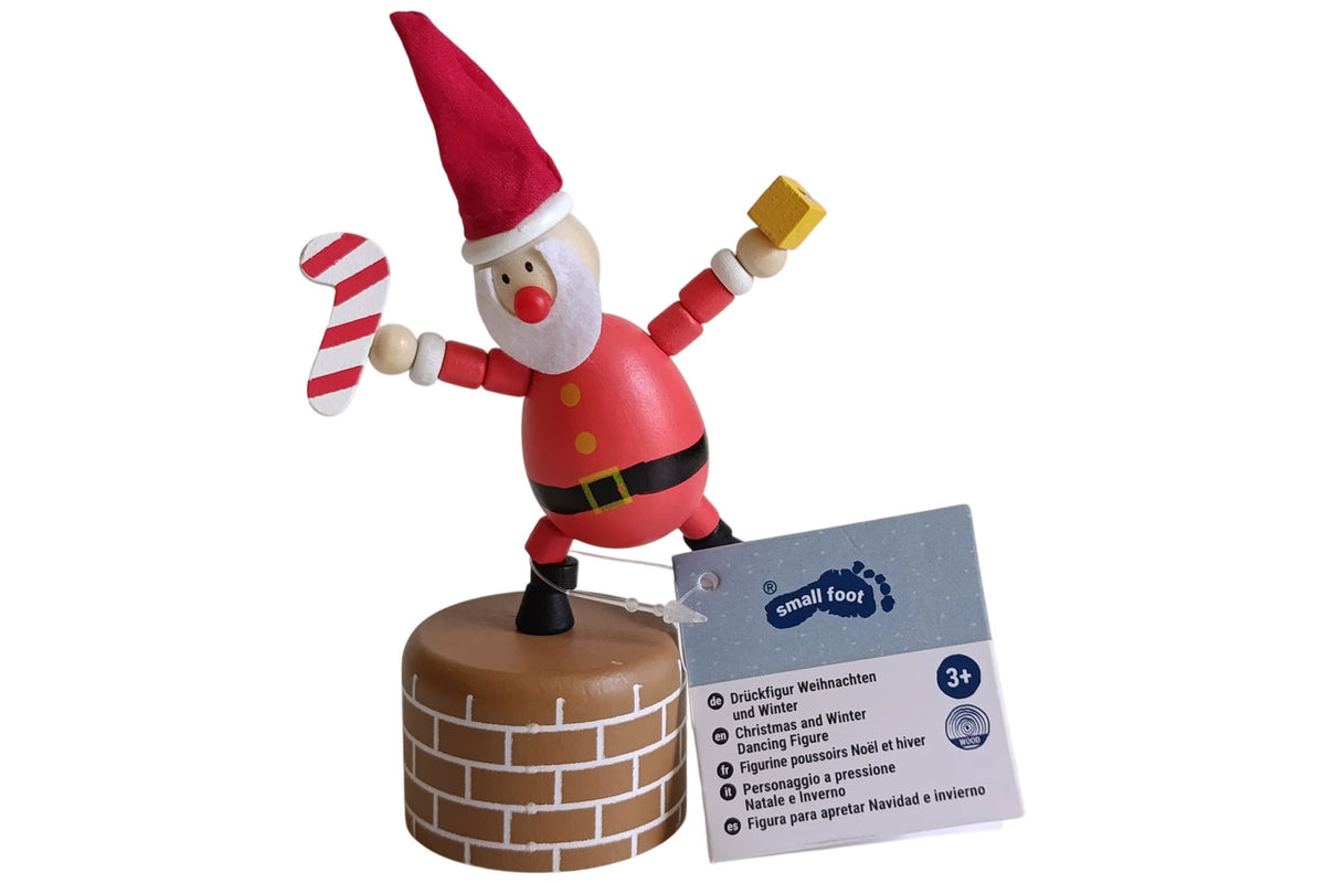 small foot Drücktier Weihnachtsmann