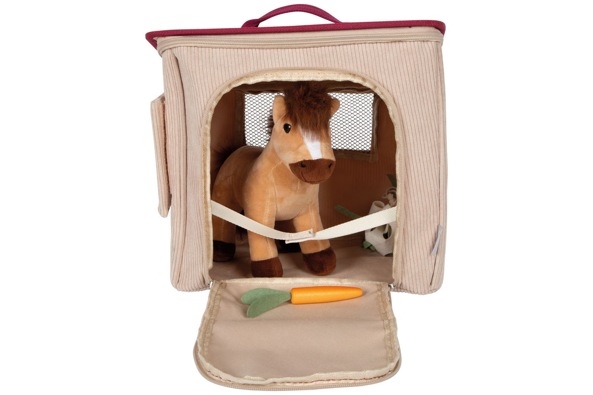 small foot Spielset Pferd mit Stall und Zubehör in der Tasche