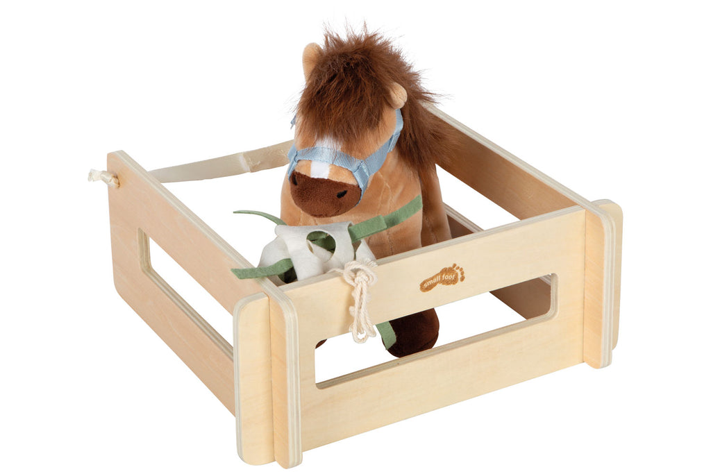 small foot Spielset Pferd mit Stall und Zubehör in der Tasche