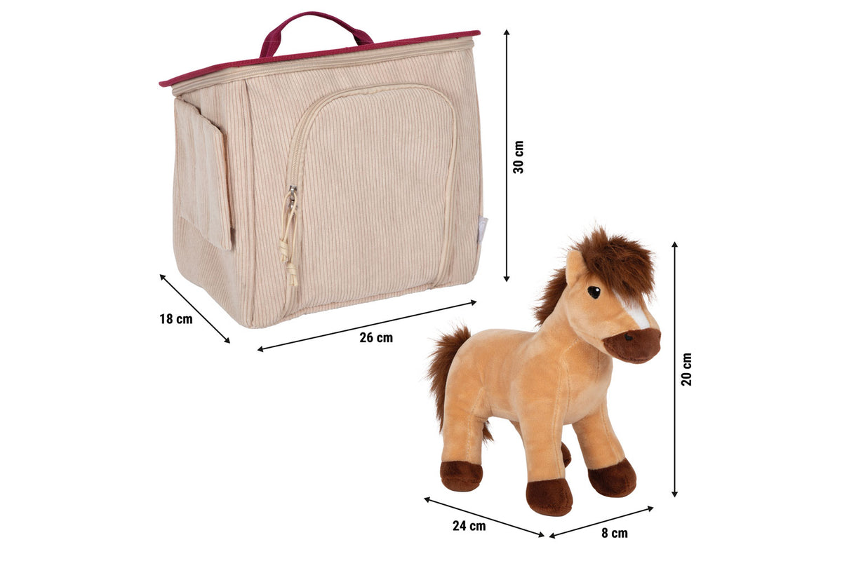 small foot Spielset Pferd mit Stall und Zubehör in der Tasche
