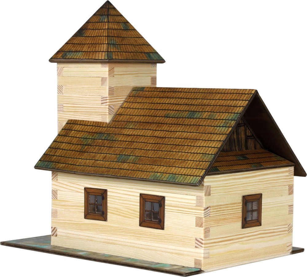 Walachia W12 "Kirche" Modellbaukasten 1:32 Holz