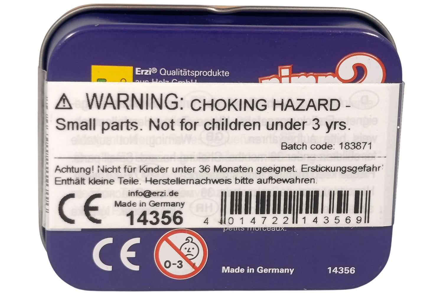 Erzi Nimm2 Bonbon in der Dose