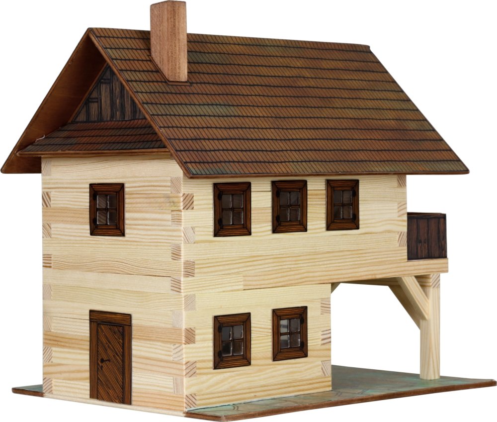 Walachia W14 "Rathaus" Modellbaukasten 1:32 Holz