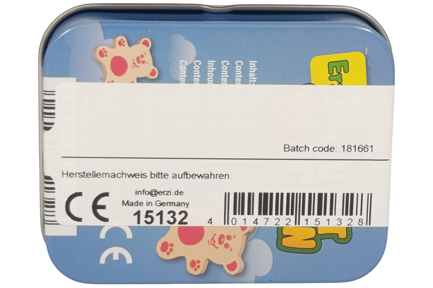 Erzi Wurstbärchen in der Dose