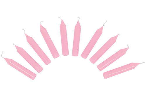 goki Geburtstagskerzen 10 Stück rosa
