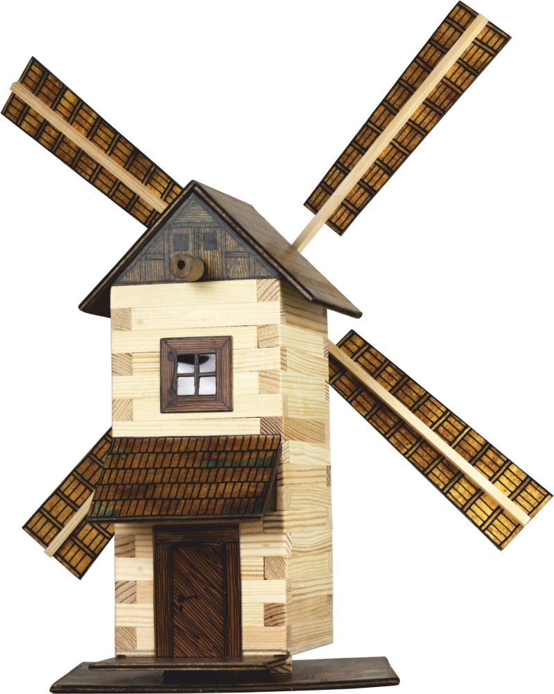 Walachia Windmühle W15 Holzbaukasten