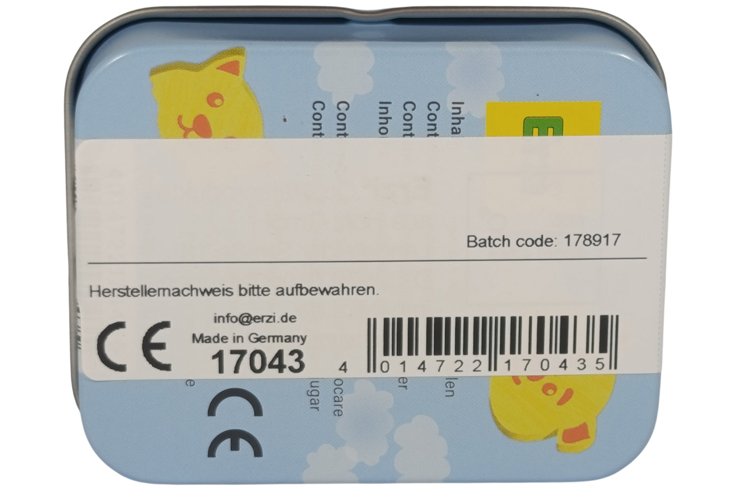 Erzi Käsescheiben in der Dose