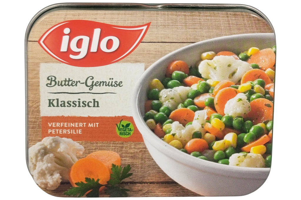 Erzi Iglo Butter-Gemüse in der Dose