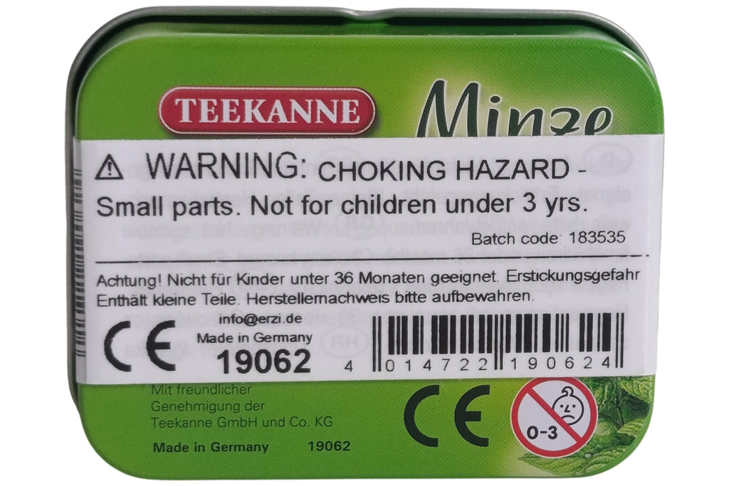 Erzi Teebeutel Minze in der Dose