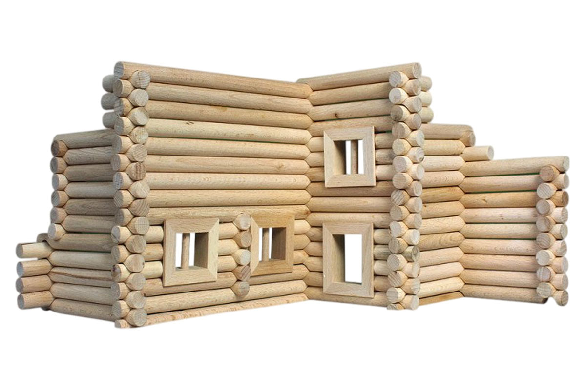 Walachia Holzbaukasten Vario XL 184 Teile