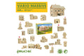 Walachia Holzbaukasten Vario Massive 209 Teile