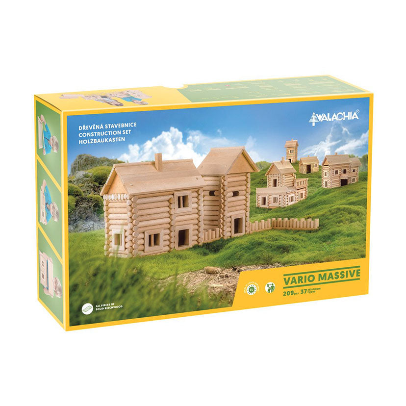 Walachia W25 Vario Massive 209-teilig Holzbaukasten