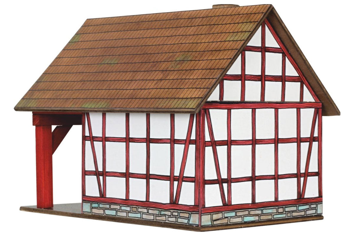 Walachia Holzbaukasten Fachwerk Schmiede