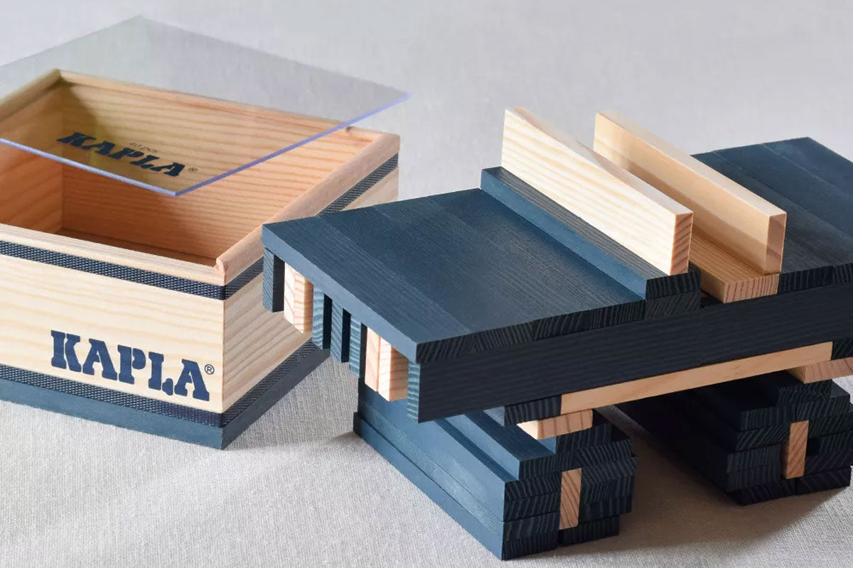 KAPLA 40er Box dunkelblau