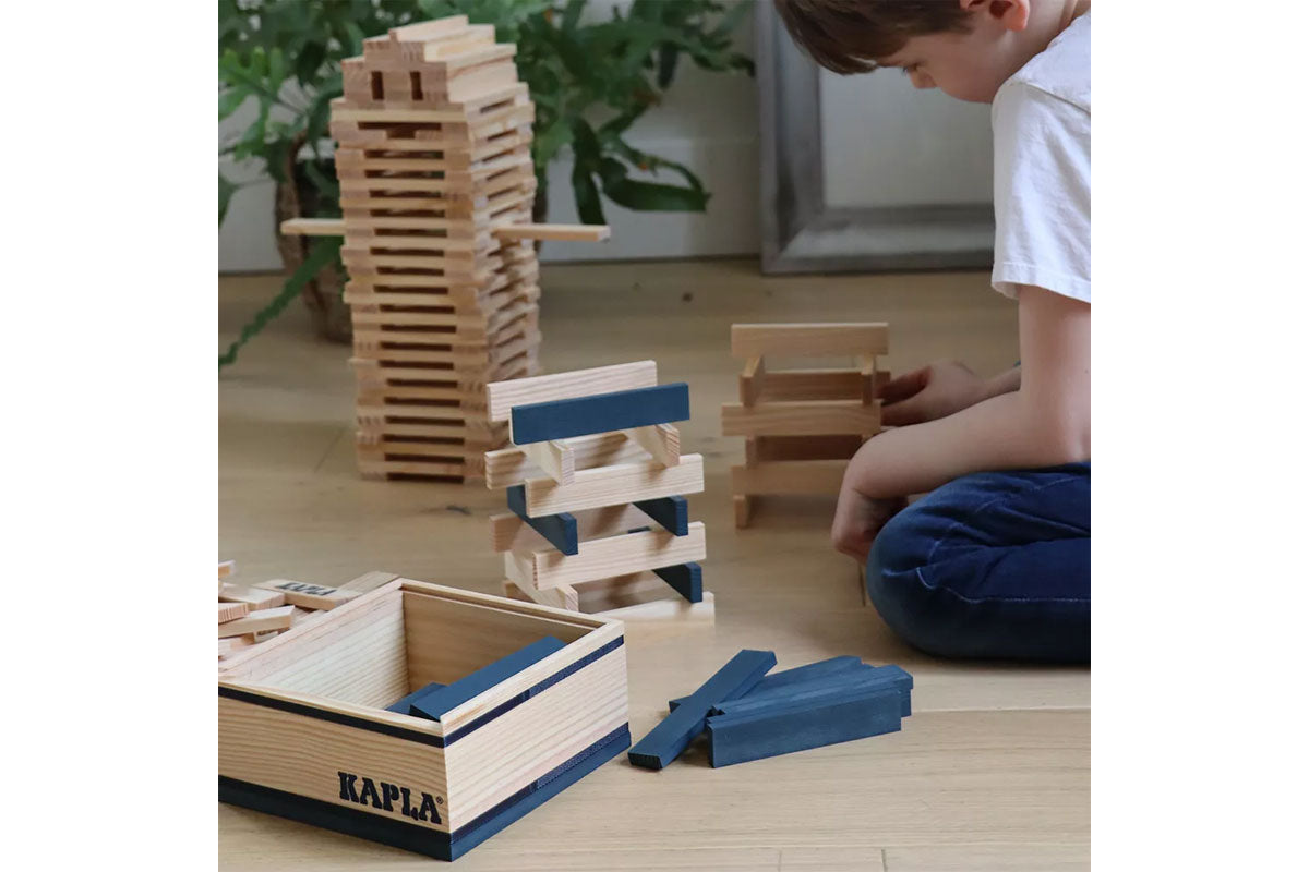 KAPLA 40er Box dunkelblau
