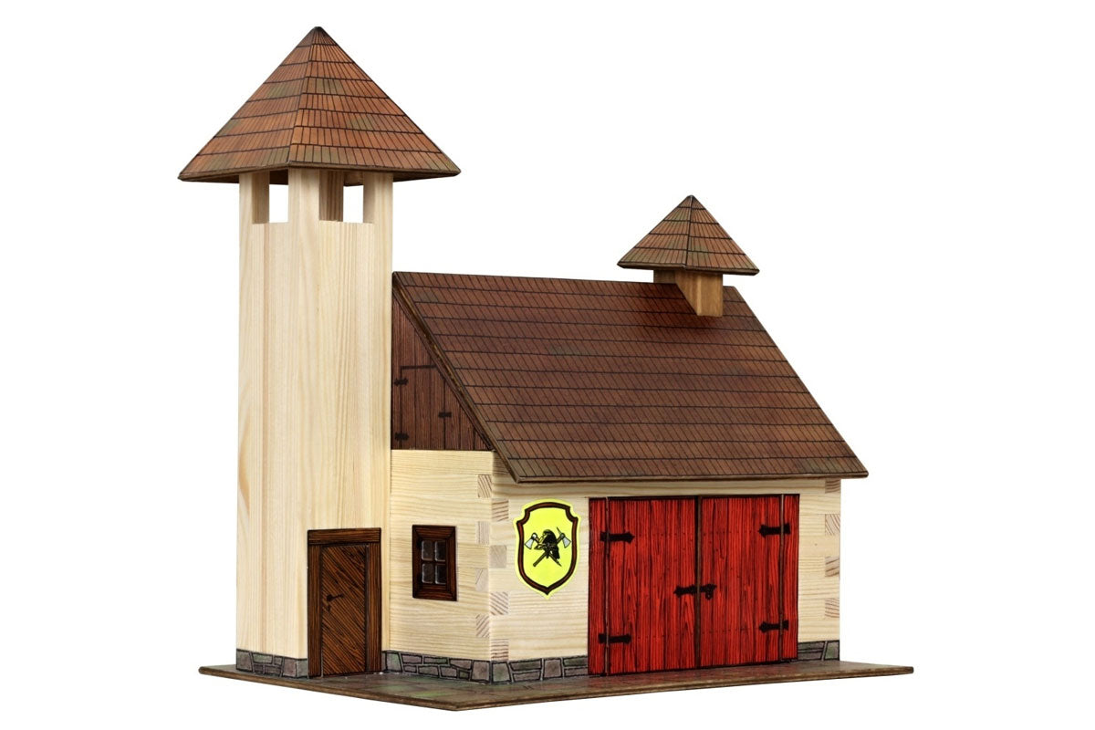 Walachia Holzbaukasten Feuerwehrhaus