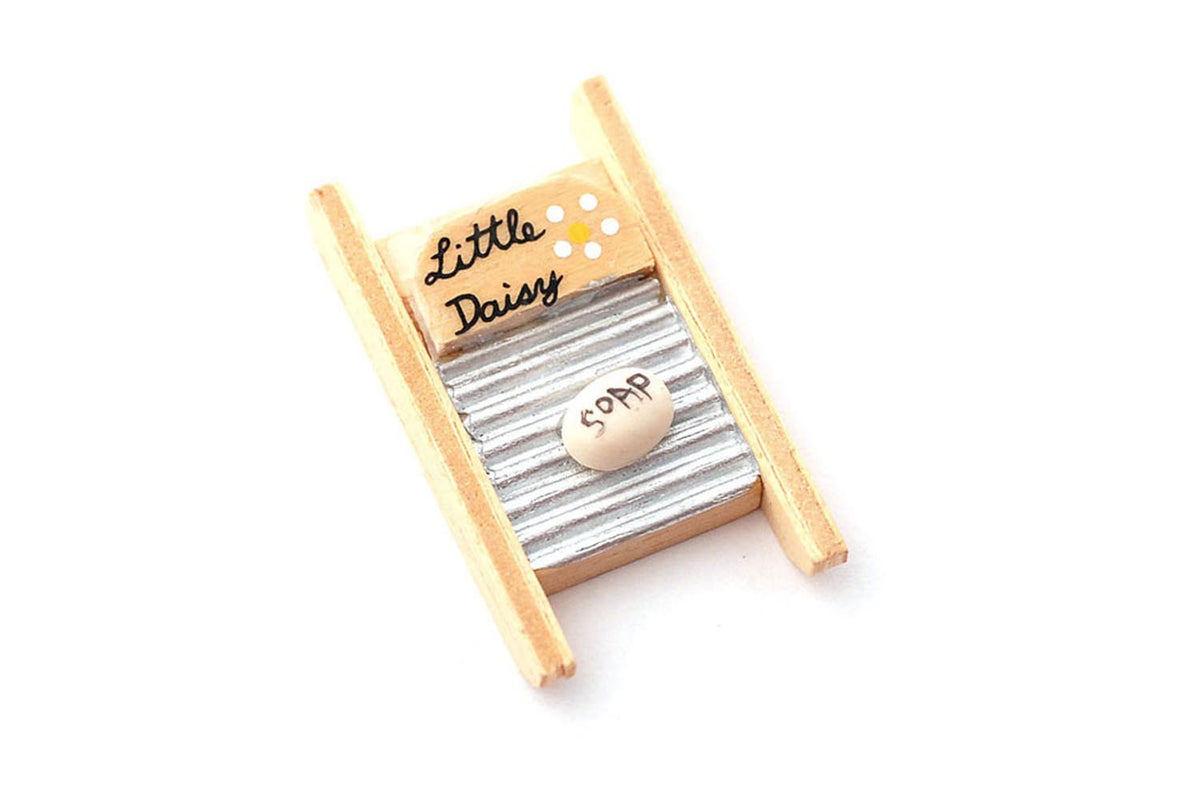 Dolls House Miniatur Waschbrett & Seife