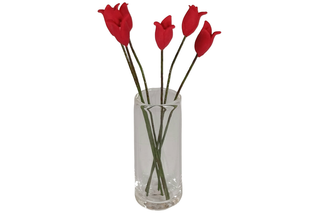 Dolls House Miniatur Glaszylinder Vase