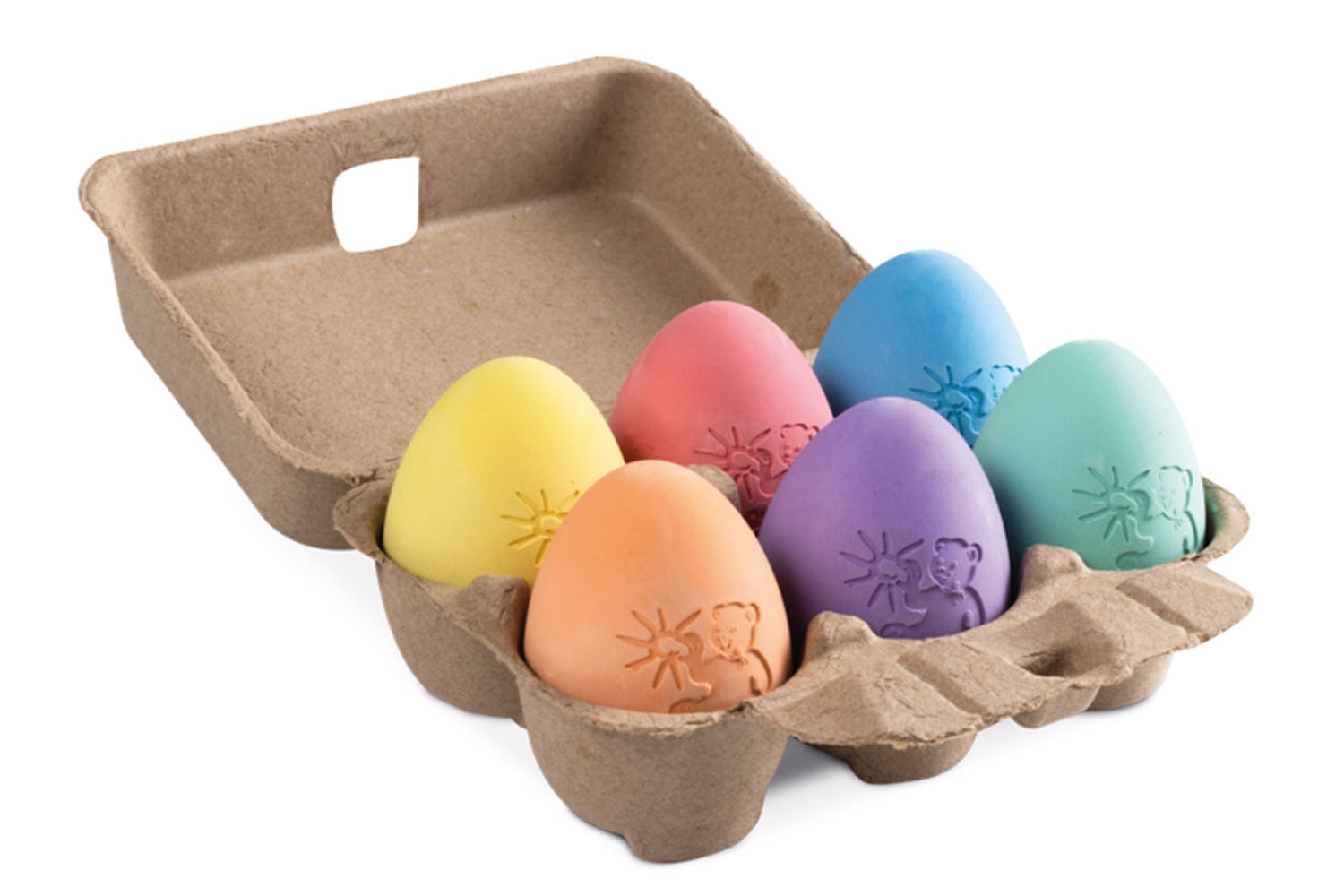 Malefix Straßenmalkreide Eier-Kreide Regenbogen