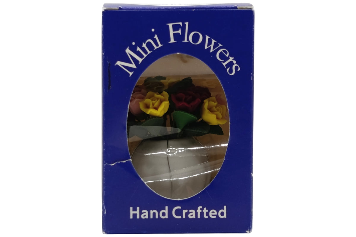 Dolls House Miniatur Rosen in Vase