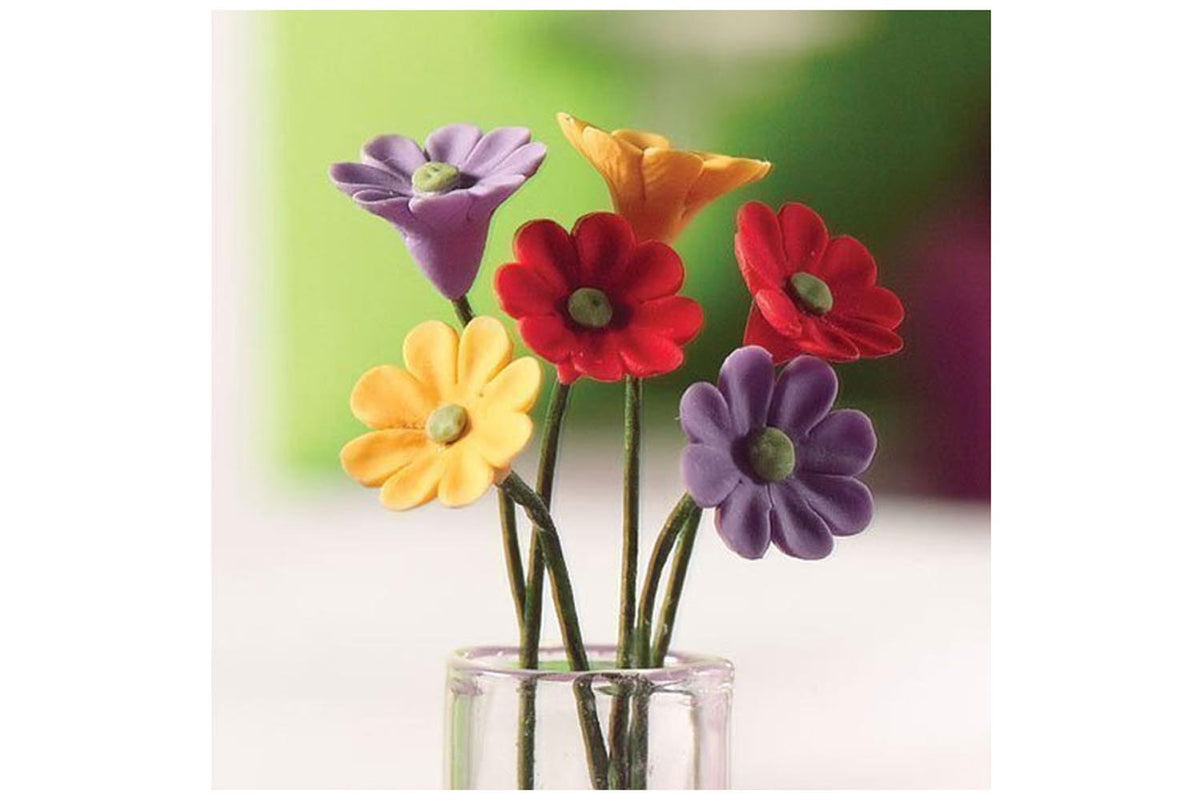 Dolls House Miniatur Blumen Gerberas (6 Stück)