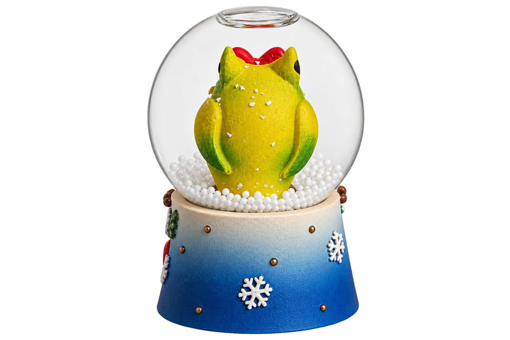Sigro kleine Schneekugel Eule grün