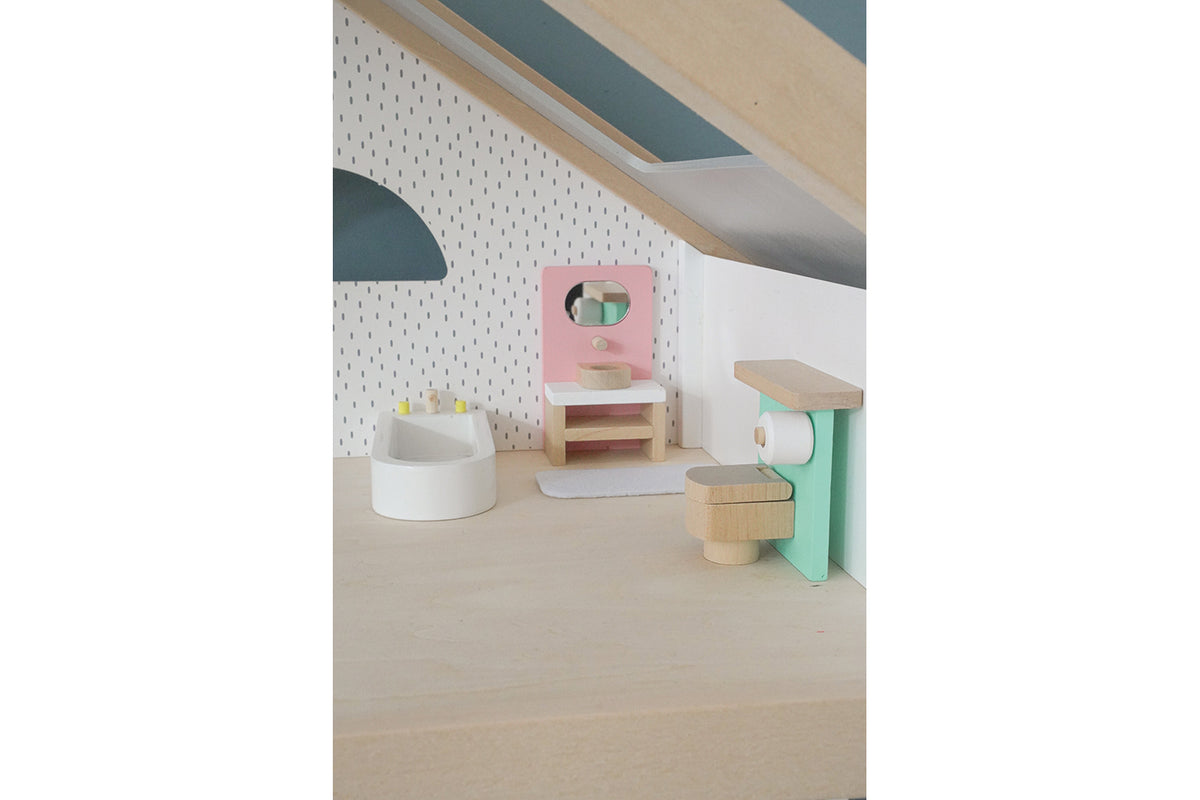 goki Badezimmer Puppenmöbelserie Copenhagen