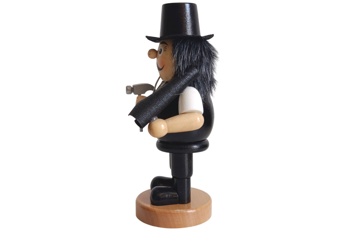 Sigro Räuchermann Dachdecker schwarz 19 cm hoch